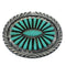 Turquoise Southwest Sterling Silver Belt Buckle VX64743